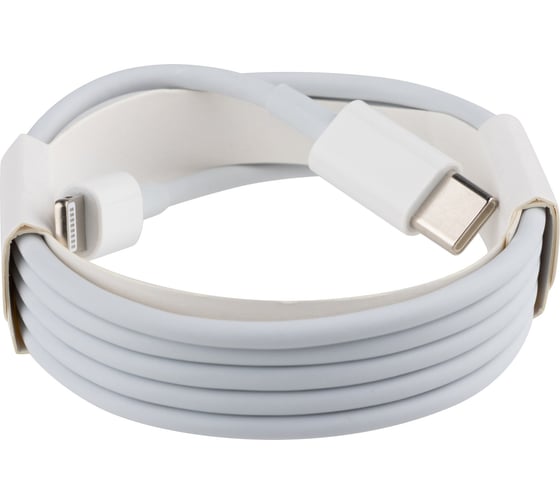 Кабель ENERGY ET-34 USB-С/Lightning (для продукции Apple), 1 м, 20 Вт, белый 108051