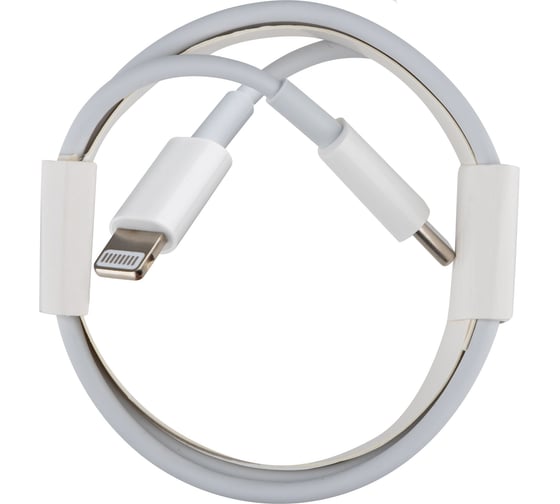 Кабель ENERGY ET-34 USB-С/Lightning (для продукции Apple), 1 м, 20 Вт, белый 108051