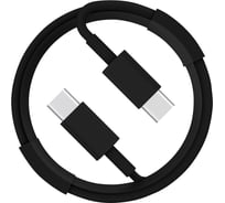 Кабель ENERGY ET-32 USB-С/USB-C, 1 м, 40 Вт, черный 108048