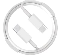 Кабель ENERGY ET-33 USB-С/USB-C, 1 м, 60 Вт, белый 108049