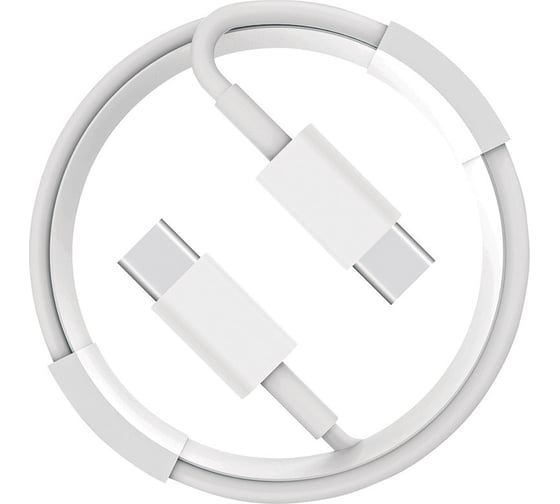 Кабель ENERGY ET-33 USB-С/USB-C, 1 м, 60 Вт, белый 108049