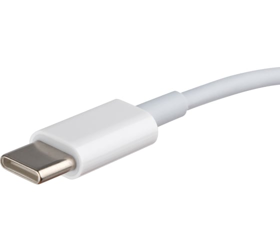 Кабель ENERGY ET-33 USB-С/USB-C, 1 м, 60 Вт, белый 108049