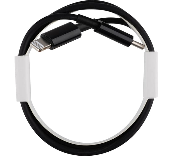 Кабель ENERGY ET-34 USB-С/Lightning (для продукции Apple), 1 м, 20 Вт, черный 108052