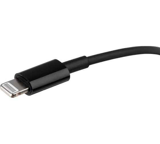 Кабель ENERGY ET-34 USB-С/Lightning (для продукции Apple), 1 м, 20 Вт, черный 108052