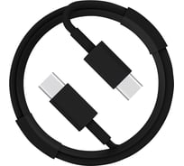 Кабель ENERGY ET-33 USB-С/USB-C, 1 м, 60 Вт, черный 108050