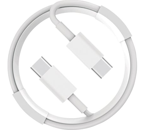 Кабель ENERGY ET-32 USB-С/USB-C, 1 м, 40 Вт, белый 108047