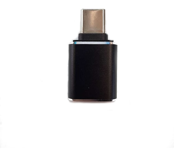 Переходник USB Type C на USB 3.0 M-AF GCR черный VIV52I299 1