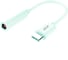 Переходник USB Type C - 3.5mm mini jack GCR гибкий белый VIV52I331 1