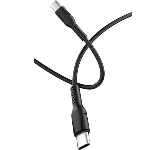 Кабель GoPower GP21TT Type-C (m)-Type-C (m) 3.0A силикон черный 00-00028382