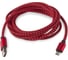 Кабель USB Rombica micro USB, текстиль, 2м, красный, Digital AB-04 1