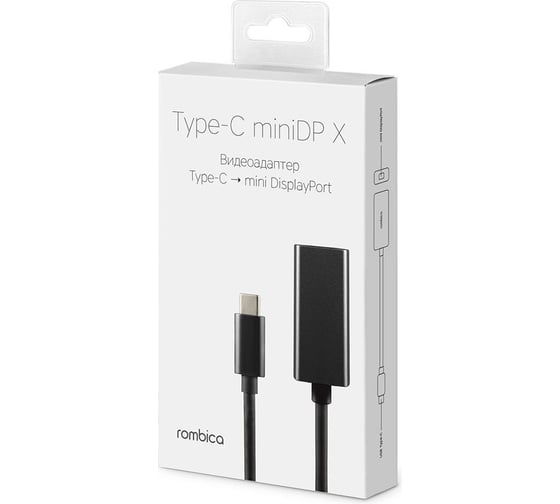 Адаптер Rombica Type-C Adapter USB 3 0 Type-C m - mini DisplayPort 1 2 f/ miniDP TC-00210