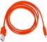 Кабель Rombica USB - Lightning MFI, ПВХ Плоский, 1м, красный DIGITAL MR-01 CB-MR01R 1