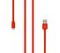 Кабель Rombica USB - Lightning MFI, ПВХ Плоский, 1м, красный DIGITAL MR-01 CB-MR01R 3