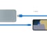 Кабель Rombica USB - Lightning MFI, ПВХ Плоский, 1м, синий DIGITAL MR-01 CB-MR01N 1