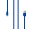 Кабель Rombica USB - Lightning MFI, ПВХ Плоский, 1м, синий DIGITAL MR-01 CB-MR01N 3