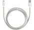 Кабель Rombica USB - Lightning MFI/ Текстиль/ 1м/ Белый/ Digital IL-05 CB-IL05 1