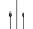 Кабель Rombica USB - Lightning MFI, Текстиль, 1м, Черный Digital IL-04 CB-IL04 1