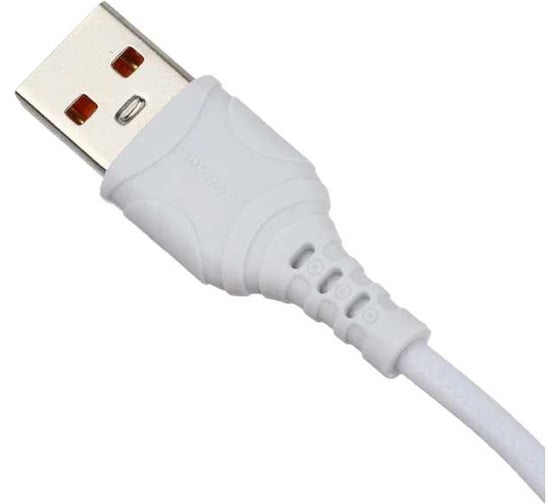 Кабель GoPower GP06M USB (m)-microUSB (m) 1.0м 2.4A ПВХ белый 00-00022779