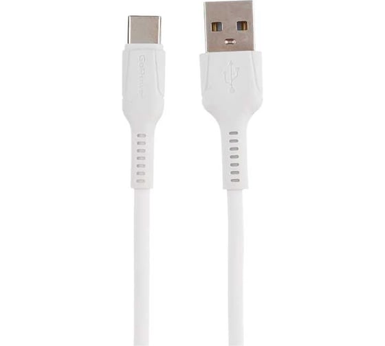 Кабель GoPower GP21T-2M USB (m)-Type-C (m) 3.0A силикон белый 00-00028386