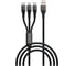 Кабель GoPower GP21-3-1-1.2M USB (m)-Type-C/Lightning/Type-C (m) 1.2м черный 00-00028390 1