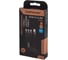 Кабель GoPower GP21-3-1-1.2M USB (m)-Type-C/Lightning/Type-C (m) 1.2м черный 00-00028390 2