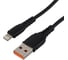 Кабель GoPower GP06L USB (m)-Lightning (m) 1.0м 2.4A ПВХ черный 00-00022784 1