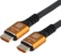 Кабель GoPower Ultra High Speed HDMI (m)-HDMI (m) 2.0м нейлон ver.2.1 8K 60Hz серый в пакете 00-00027311 1