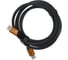Кабель GoPower Ultra High Speed HDMI (m)-HDMI (m) 2.0м нейлон ver.2.1 8K 60Hz серый в пакете 00-00027311 2