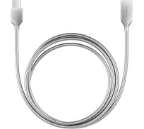 Кабель Rombica USB - USB Type-C, Металл, 1м, Серебряный Digital CS-10 CB-CS10