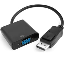 Переходник GCR 0.20m DisplayPort-VGA v1.2 20M-15Fсерия Greenline чёрный VIVCVIDP11