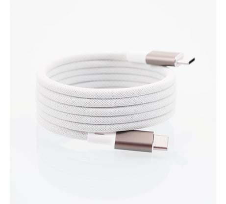 Магнитный кабель MAGSSORY 60W USB-C, 1,2м, титан CBL001 Ti