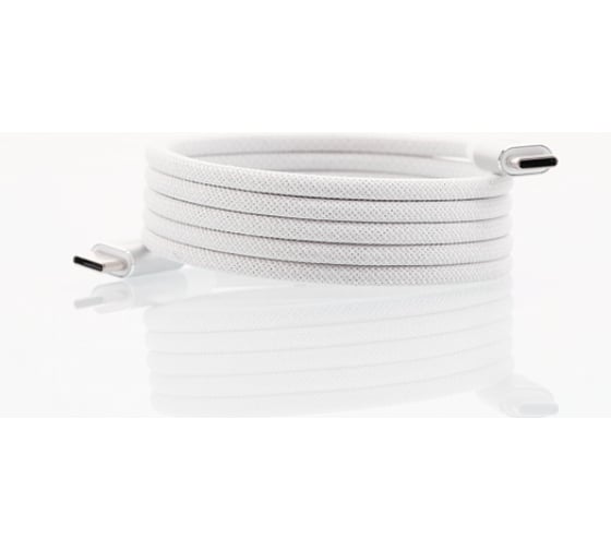 Магнитный кабель MAGSSORY 60W USB-C, 1,2м, серебро CBL001 S