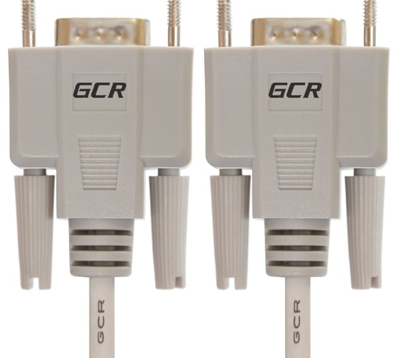 Кабель RS-232-RS-232 9M-9M GCR 10.0m Premium серый 30 AWG VIVDBI9CM2M-10m