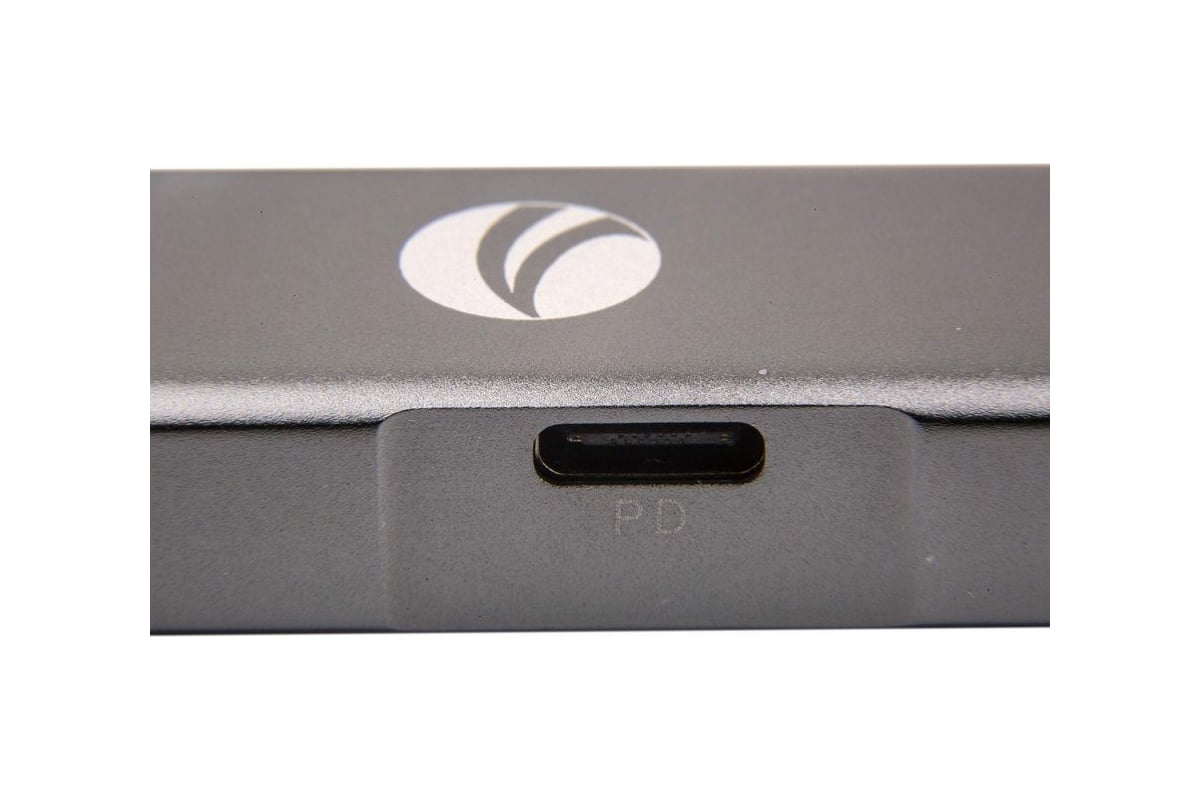 Адаптер VCOM USB 3.1 Type-C/m - DisplayPort/f , 4K@60Hz, PD charging,  Aluminum Shell, CU453