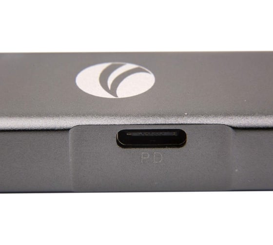 Адаптер VCOM USB 3.1 Type-C/m - DisplayPort/f , 4K@60Hz, PD charging, Aluminum Shell, CU453
