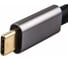 Адаптер VCOM USB 3.1 Type-C/m - DisplayPort/f , 4K@60Hz, PD charging, Aluminum Shell, CU453 4