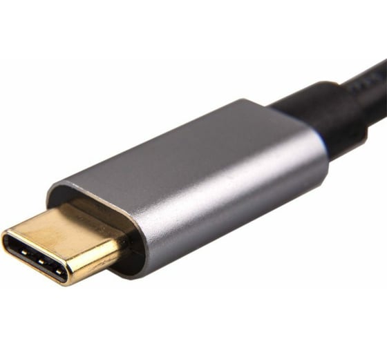 Адаптер VCOM USB 3.1 Type-C/m - HDMI A/f , 4K@60Hz, PD charging, Aluminum Shell, CU452
