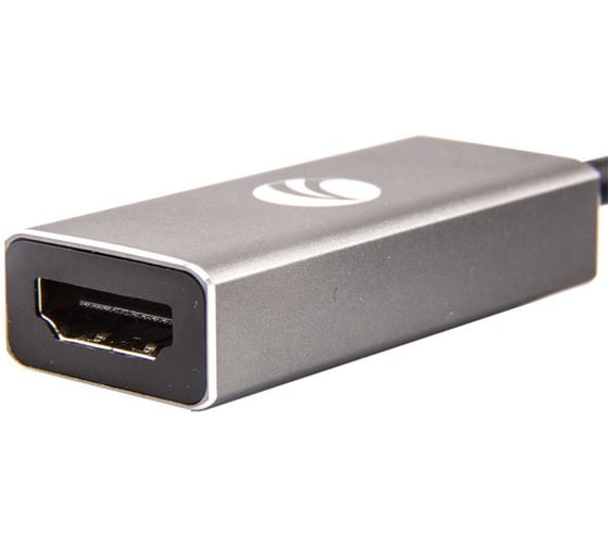 Aдаптер VCOM USB 3.1 Type-Cm - HDMI Af 4K@30Hz, Aluminum Shell, CU423MB