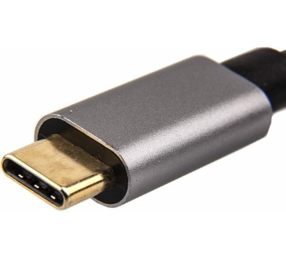 Aдаптер VCOM USB 3.1 Type-C/M - HDMI+USB3.0+PD charging, TF, Aluminum Shell, CU457