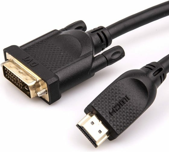 Кабель VCOM HDMI AM/DVI 24+1M, 1.8м, CU, 1080P@60Hz, 2F, CG484GD-1.8M