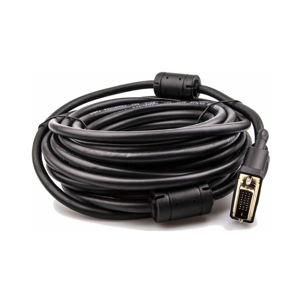Кабель VCOM HDMI AM/DVI 24+1M, 10м, CU, 1080P@60Hz, 2F, CG484GD-10M ...