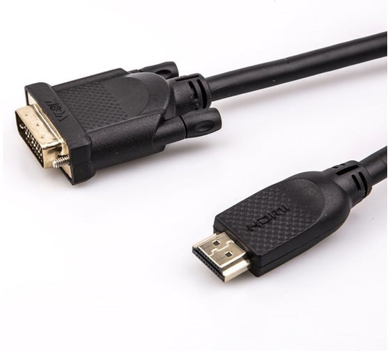 Кабель VCOM HDMI AM/DVI 24+1M, 3м, CU, 1080P 60Hz, 2F, CG484GD-3M