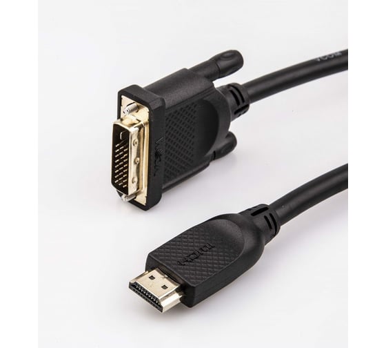 Кабель VCOM HDMI AM/DVI 24+1M, 7.5м, CU, 1080P 60Hz, 2F, CG484GD-7.5M