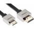 Кабель VCOM HDMI-19M - Mini HDMI-19M ver 2.0+3D/Ethernet, 1m, металлические разъемы CG506AC-1M 2