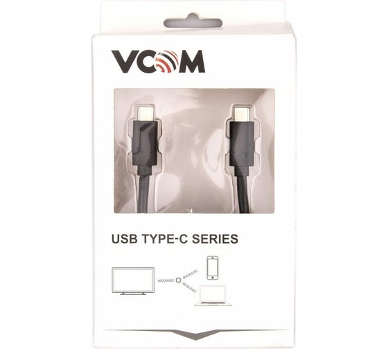 Кабель VCOM USB 3.1 Type C 10Гб/с, 5А, Power Deliwery, длина 1,8M, CU420-1.8M