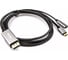 Кабель-адаптер VCOM USB 3.1 Type-C/m - DisplayPort/m 4K 60Hz, 1.8m, PD, Aluminium Shell, CU422MCPD-1.8M 1