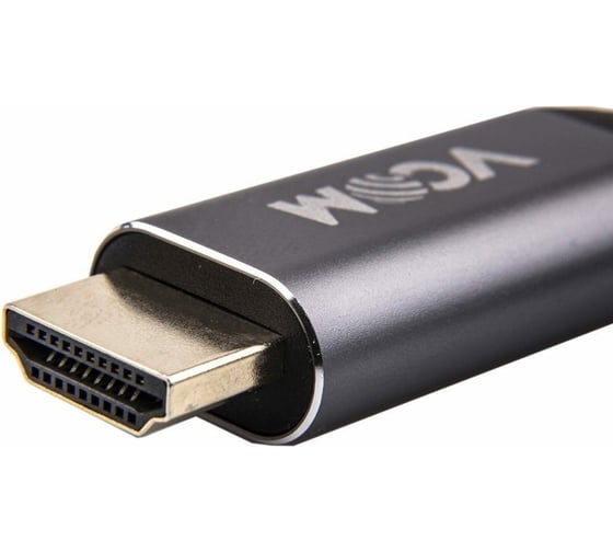 Кабель-адаптер VCOM USB 3.1 Type-C/m - HDMI A/m 4K@60Hz, 1.8m ,Aluminium Shell, CU423MC-1.8M