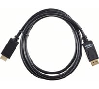 Кабель-переходник VCOM DisplayPort M - HDMI M, 4K 60Hz, 1.8m CG609-1.8M