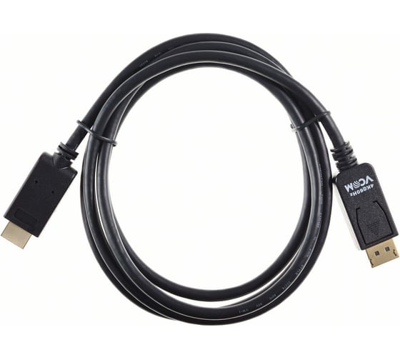 Кабель-переходник VCOM DisplayPort M - HDMI M, 4K 60Hz, 1.8m CG609-1.8M