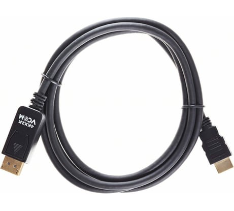 Кабель-переходник VCOM DisplayPort M - HDMI M, 4K 30Hz, 1.8m CG608-1.8M